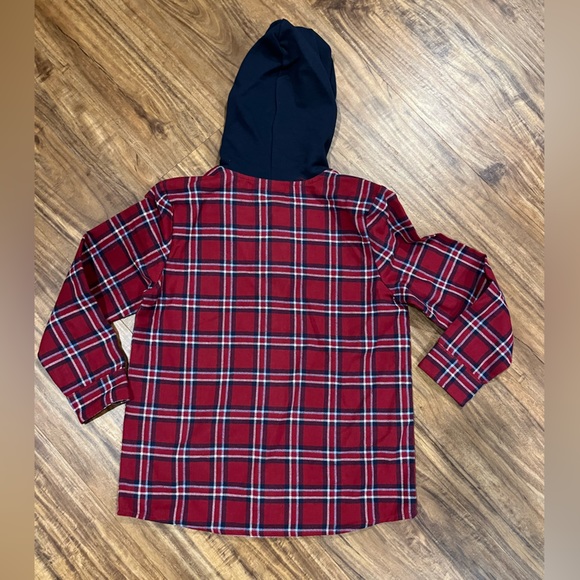 Boys zip up flannel NWOT - Picture 2 of 5